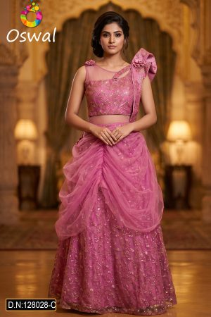 D.N. : 128028-C Gown - Oswal Navsari