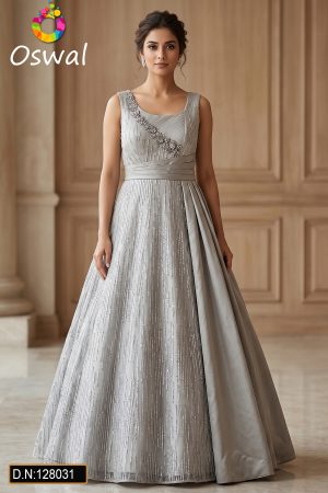 D.N. : 128031 Gown - Oswal Navsari