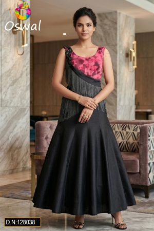 D.N. : 128038 Gown - Oswal Navsari
