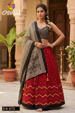 D.N. : 9172 Navratri Chaniya Choli - Oswal Navsari