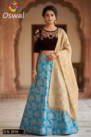 D.N. : 2519 Wedding Chaniya Choli - Oswal Navsari