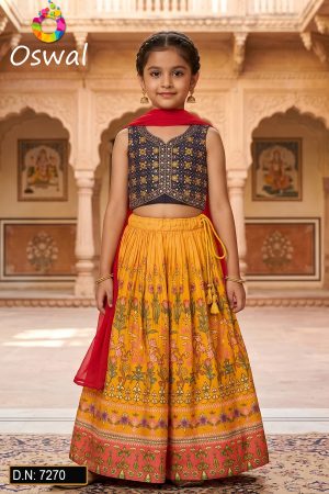 D.N. : 7270 Kids Wear - Oswal Navsari