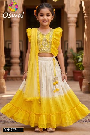 D.N. : 7271 Kids Wear - Oswal Navsari