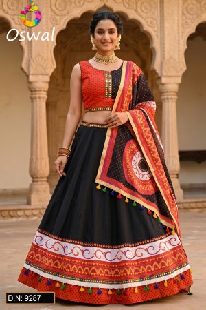 D.N. : 9287 Navratri Chaniya Choli - Oswal Navsari