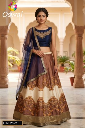 D.N. : 2522 Wedding Chaniya Choli - Oswal Navsari