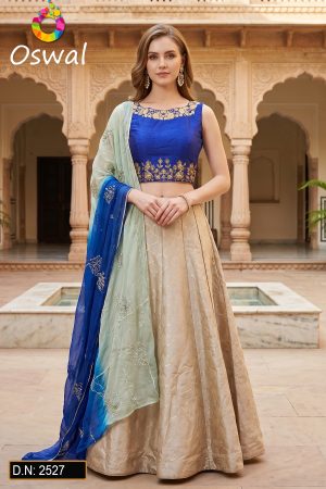 D.N. : 2527 Wedding Chaniya Choli - Oswal Navsari