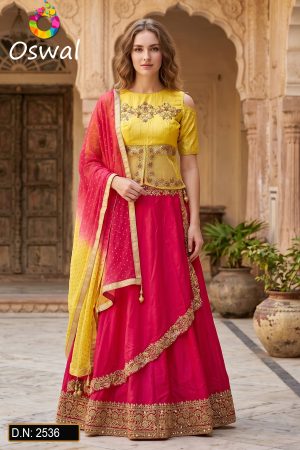 D.N. : 2536 Wedding Chaniya Choli - Oswal Navsari