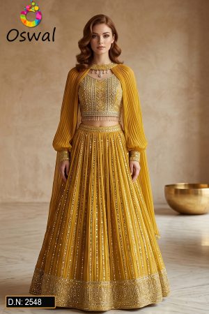 D.N. : 2548 Wedding Chaniya Choli - Oswal Navsari
