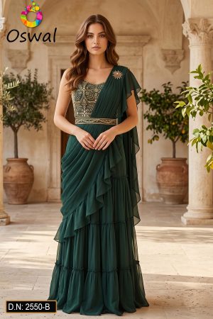 D.N. : 2550-B Wedding Chaniya Choli - Oswal Navsari