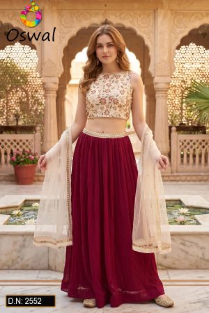 D.N. : 2552 Wedding Chaniya Choli - Oswal Navsari