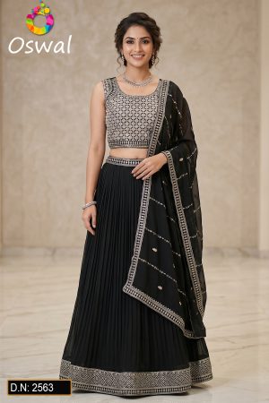 D.N. : 2563 Wedding Chaniya Choli - Oswal Navsari