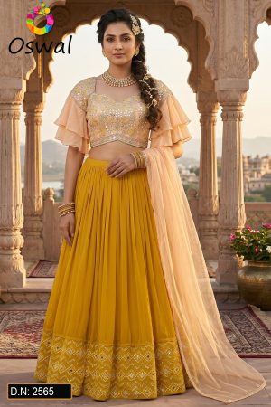 D.N. : 2565 Wedding Chaniya Choli - Oswal Navsari