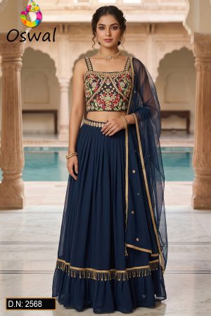 D.N. : 2568 Wedding Chaniya Choli - Oswal Navsari