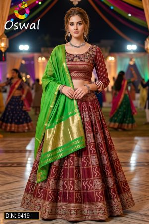 D.N. : 9419 Navratri Chaniya Choli - Oswal Navsari