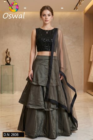 D.N. : 2606 Wedding Chaniya Choli - Oswal Navsari