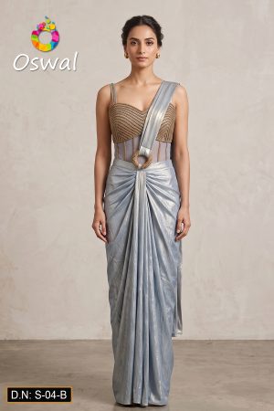 D.N. : S-04-B Choli Saree - Oswal Navsari